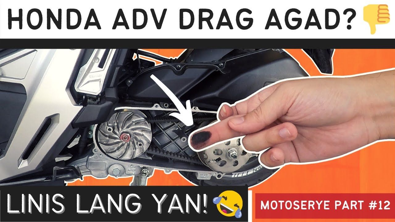 ADV DRAGGING agad? | How to clean CVT / PANGILID nang motor | CVT Maintenance