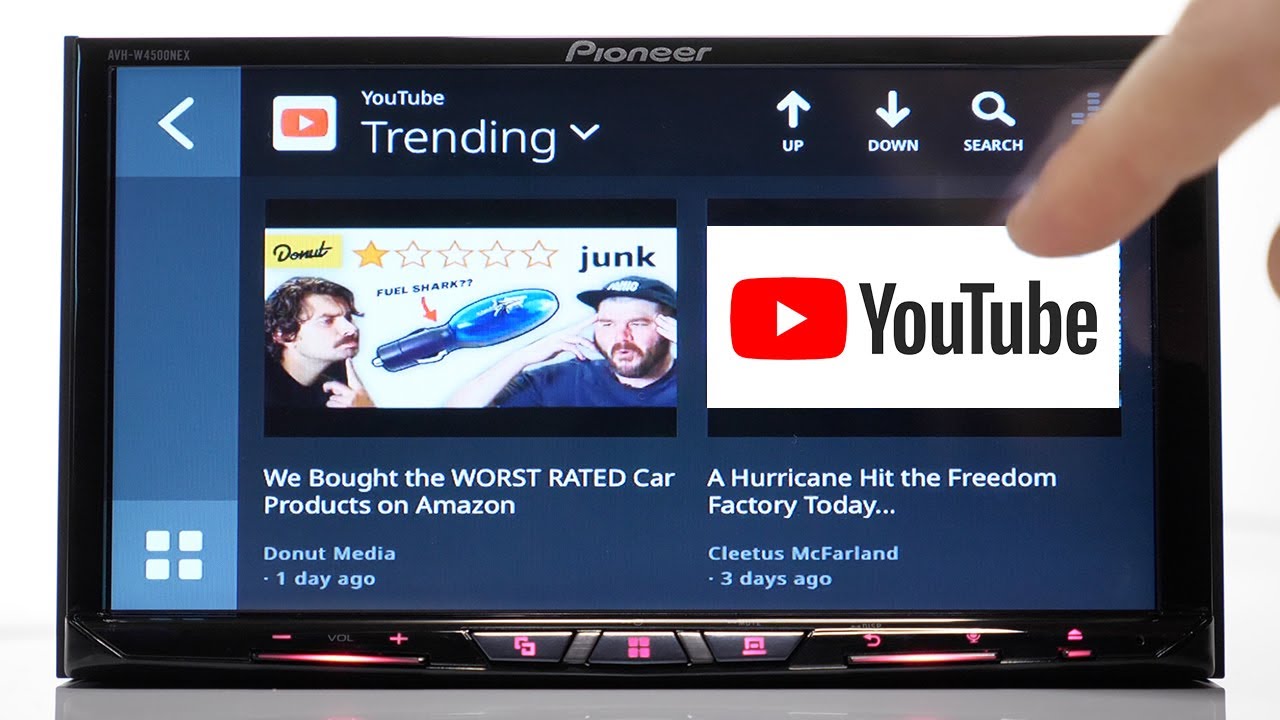 Pioneer AVH-W4500NEX Review Wireless Apple CarPlay and WebLink and YouTube