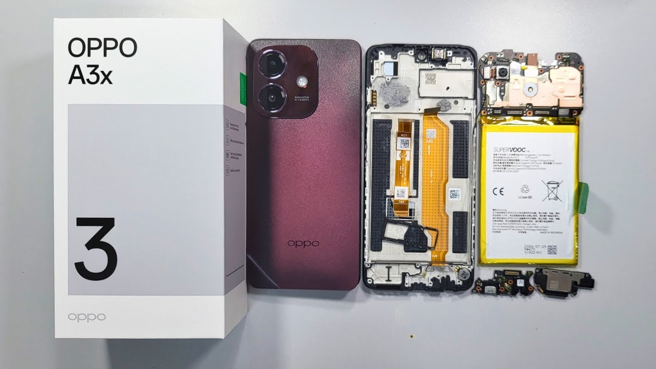 OPPO A3X TEARDOWN & DISASSEMBLY !! NO DETAIL INFORMATION