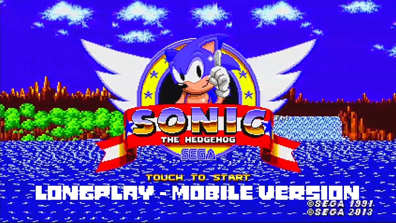 Sonic The Hedgehog | Longplay Sonic (No Spin dash) - [Mobile Version 2.1.1]