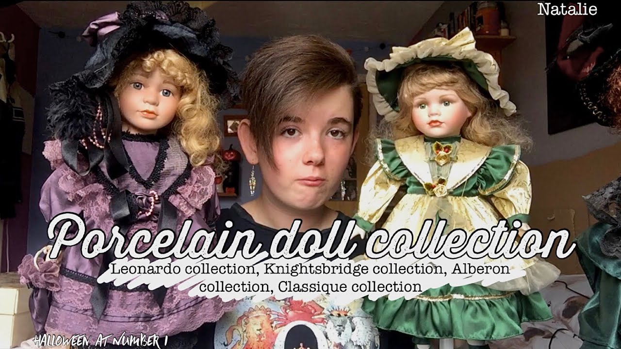 Vintage porcelain doll collection