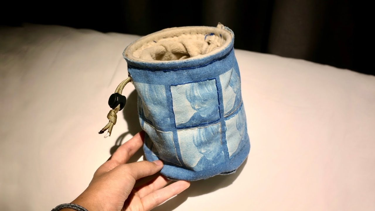 Making a Chalk Bag for a Friend's Birthday