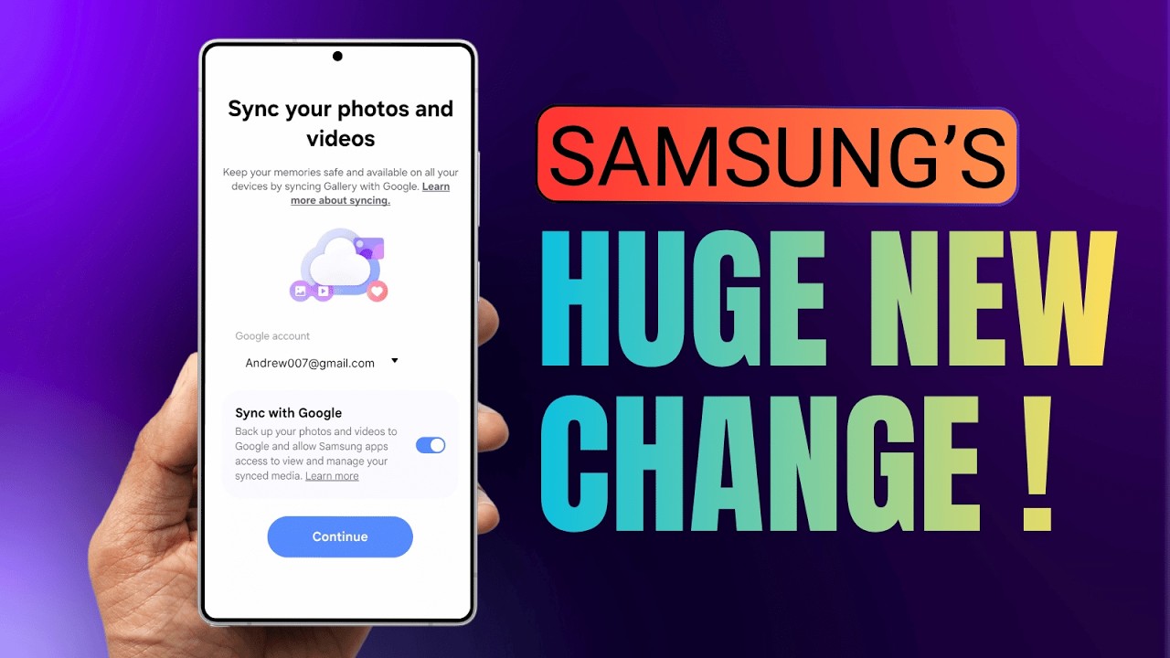 Samsung's HUGE New WELCOME CHANGE ! Hello Google!