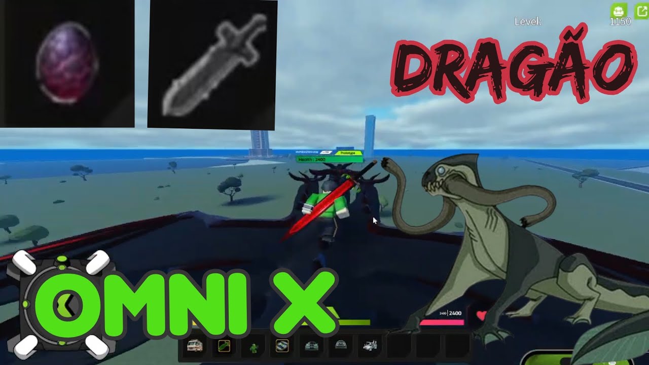 COMO PEGAR O DRAGÃO E A ESPADA DO KRAKEN NO OMNI X | Roblox