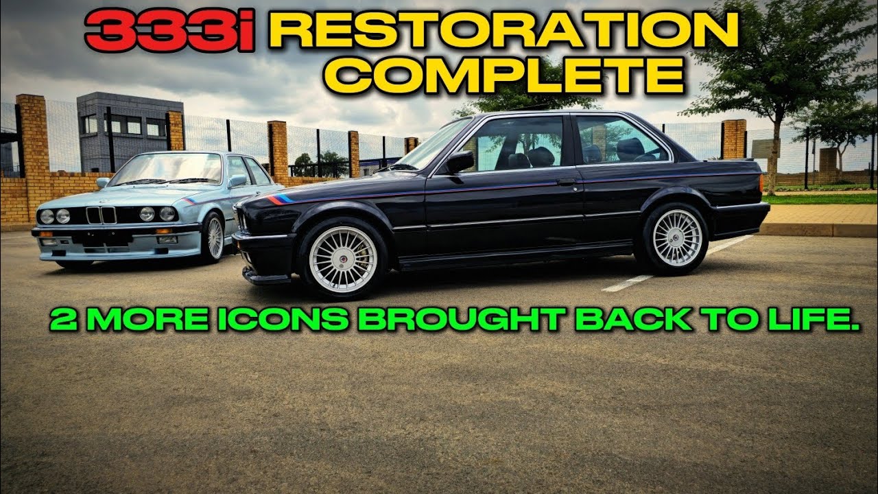 BMW E30 333i x2 | Полная реставрация с разборкой до последнего винтика. ЗАВЕРШЕНО.