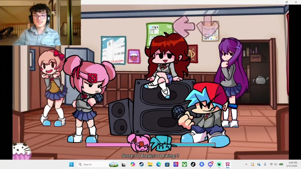 W Natsuki (TwiceSpadesGaming FnF Doki Doki Takeover mod)
