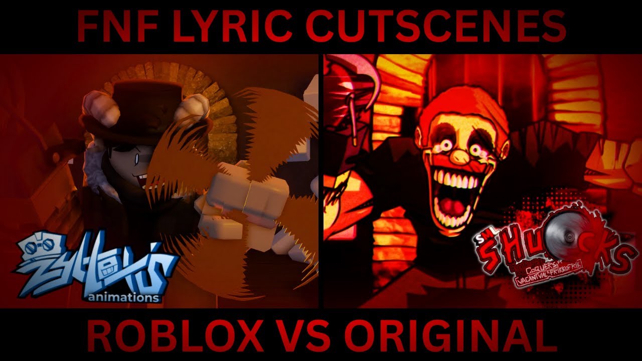 FNF LYRIC CUTSCENES IN ROBLOX 3 | zyltex's animations