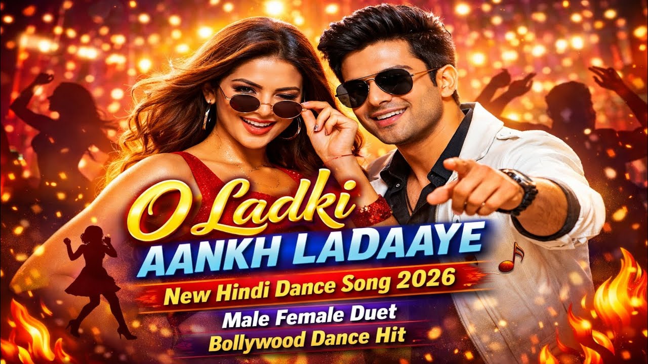 O Ladki Aankh Ladaaye 🔥 New Hindi Dance Song 2026 | Male Female Duet | Bollywood Dance Hit