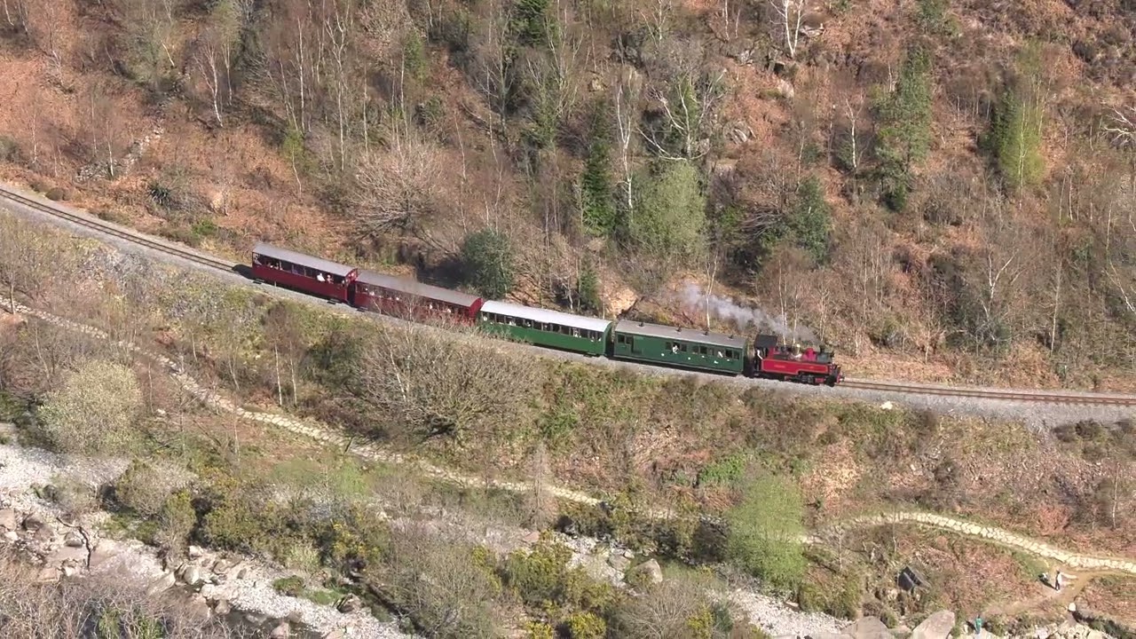 Welsh Highland Railway April 2025 including 'Russell'