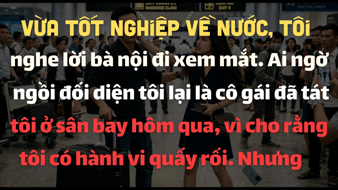 Vừa Tốt Nghiệp Về Nước, T&ocirc;i Nghe Lời B&agrave; Nội Đi Xem Mắt. Ai Ngờ Đối Diện T&ocirc;i Lại L&agrave; C&ocirc; G&aacute;i Đ&atilde; T&aacute;t T&ocirc;i