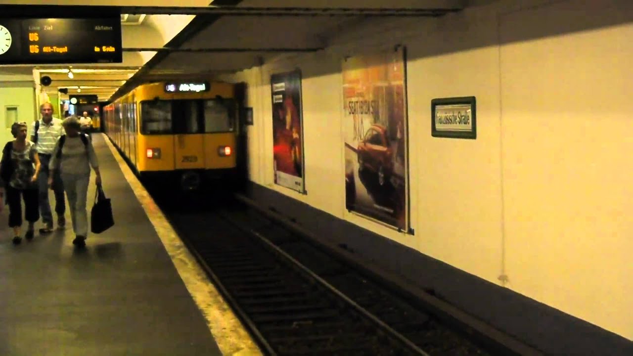 U-Bahn Berlin Bahnhof Französische Straße U6 [1080p] [2020 geschlossen]