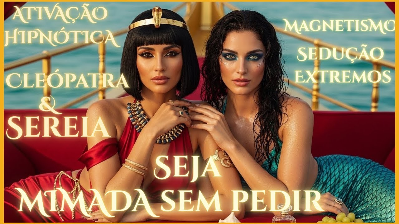 🧜🏻‍♀️ELE TE MIMA SEM VOCÊ PEDIR - SEREIA & CLEÓPATRA ꩜ SEDUÇÃO HIPNÓTICA | O ENCANTO ESTÁ FEITO🧜‍♀️