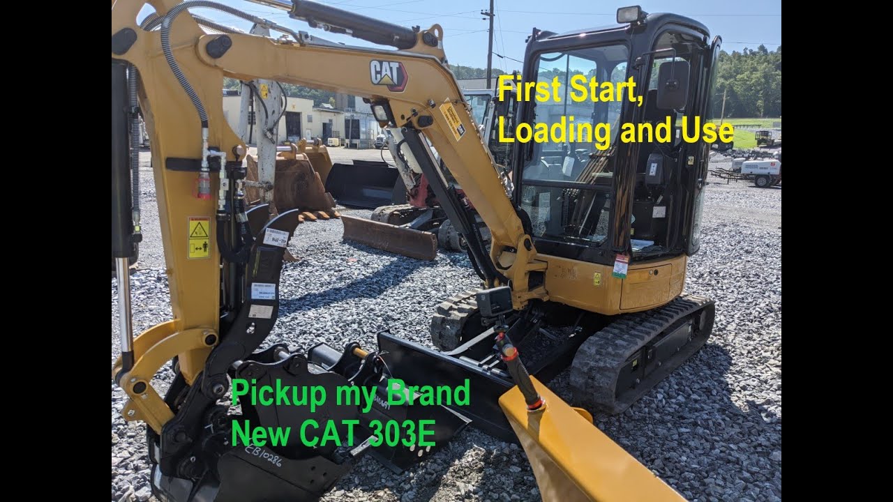Brand New Cat 303E CR pickup and first walk around