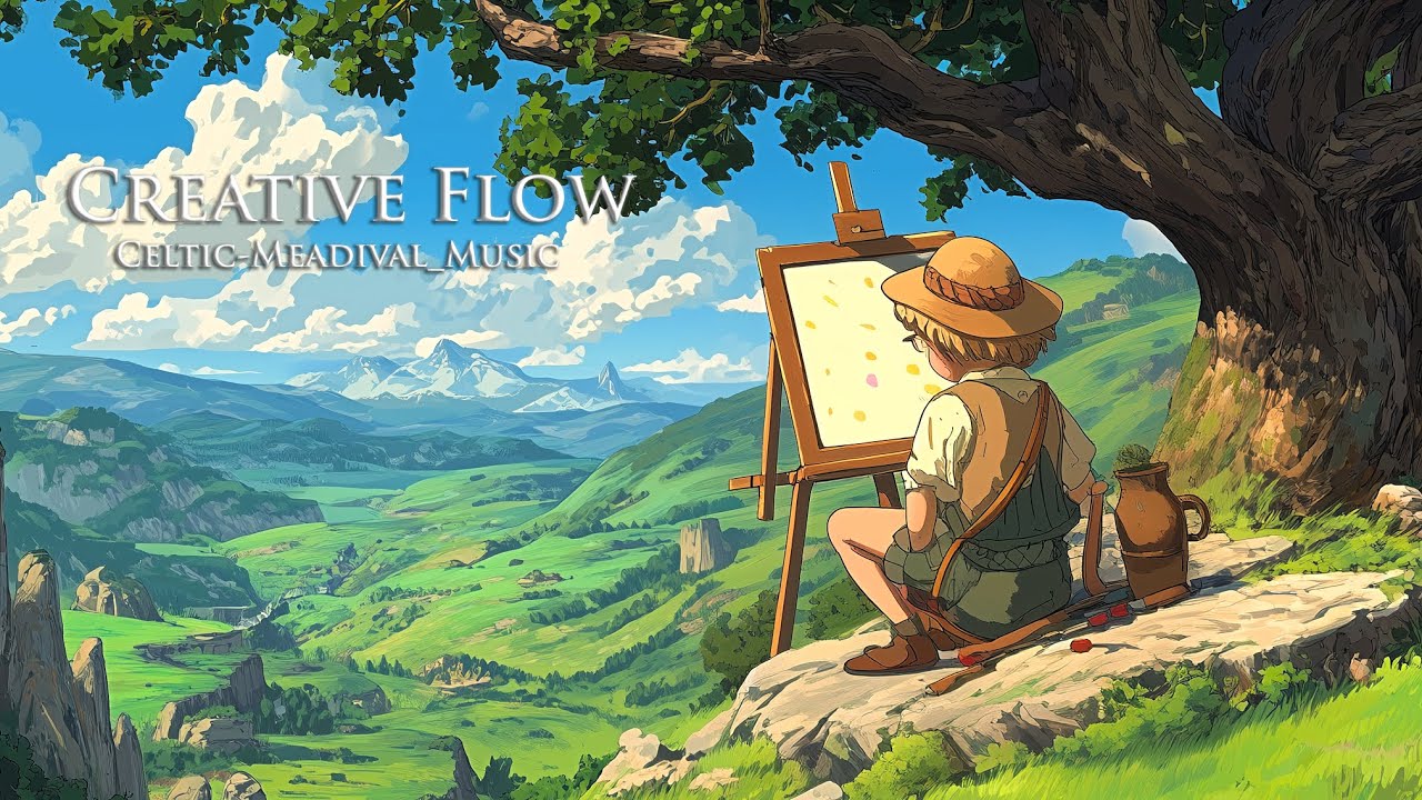 Medieval Fantasy Music for Creative Focus & Calm Flow | In the Open Valley
