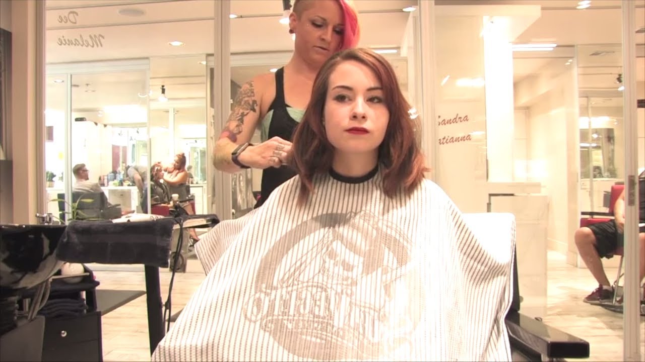 Lola LV - Pt 1: Cute Undercut Pixie On Amazing Model (Free Video)