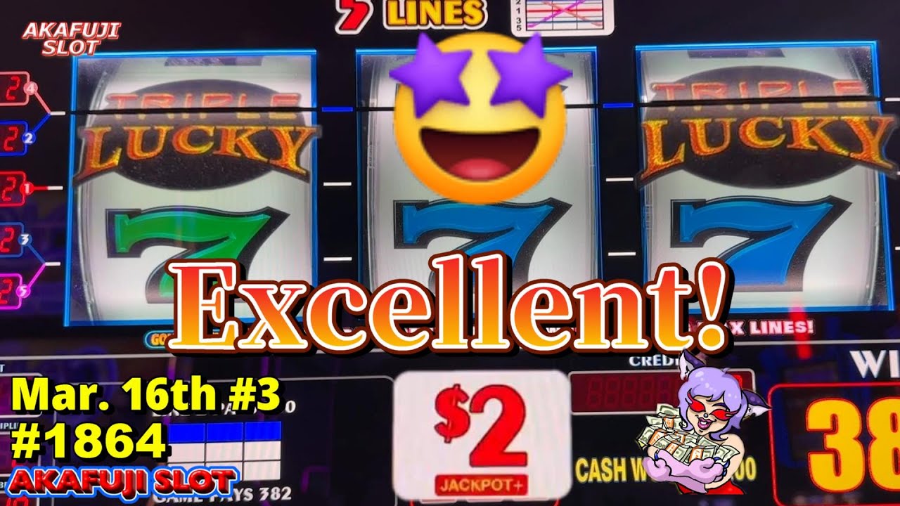 Big Win Triple Double Lucky 7s Slot Machine 9 Lines