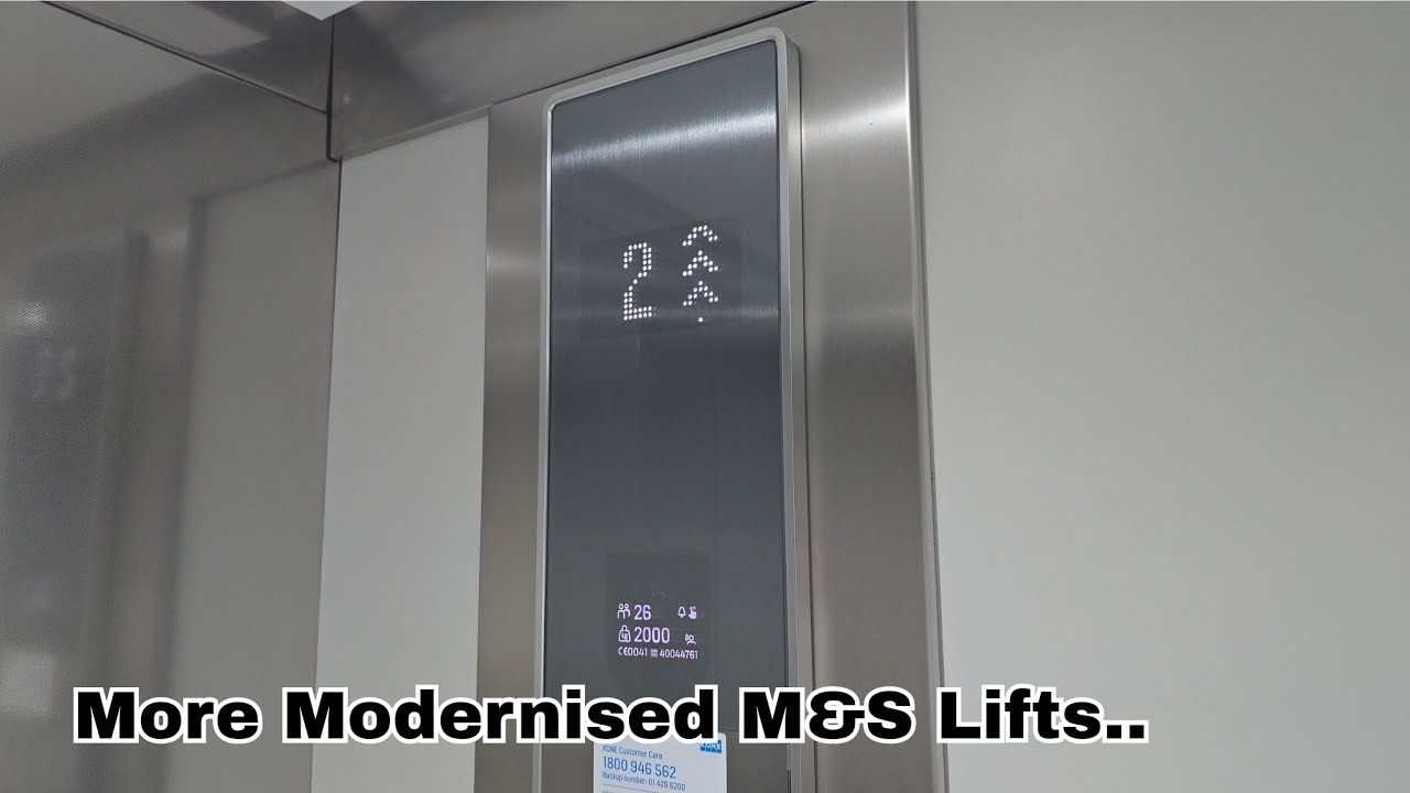 1998 Industrial Logistics Lifts Modded by KONE at M&S Jervis Centre in Dublin