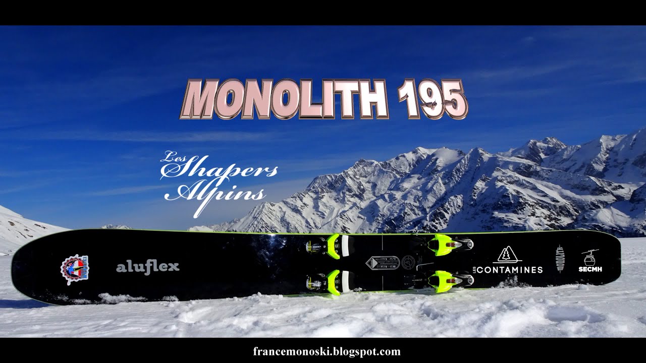 Test et présentation du #monoski Aluflex Monolith 195