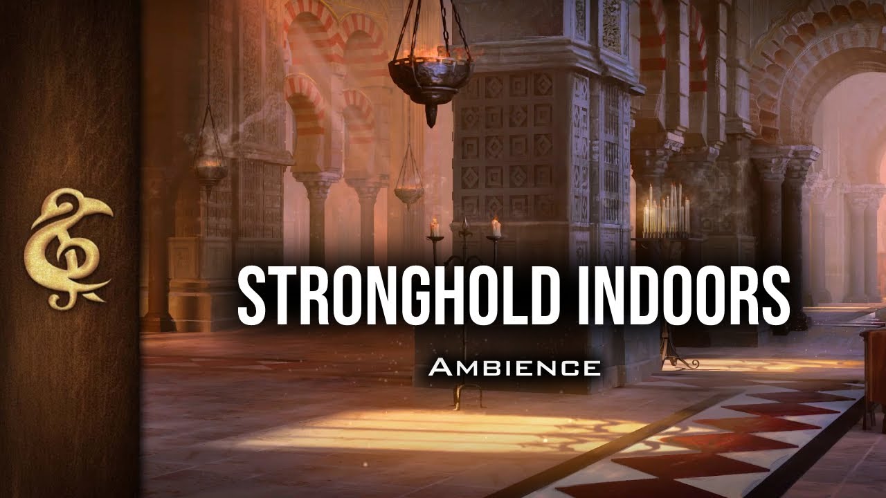 Stronghold Indoors | Medieval RPG Ambience | 3 Hours