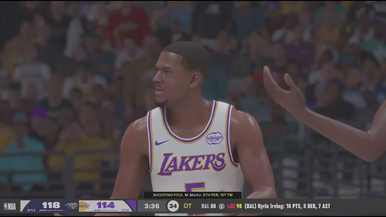Part 2 crazy double ot vs Pelicans in LA