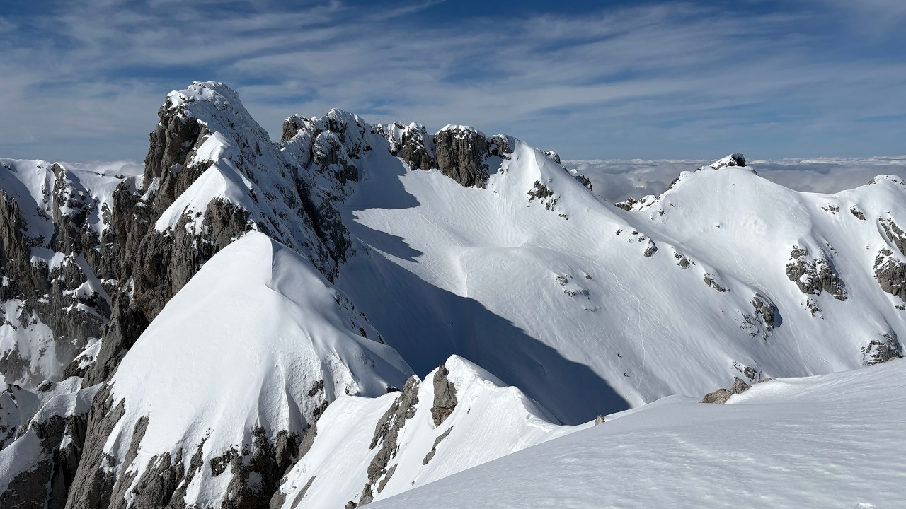 Torre Blanca con esquís