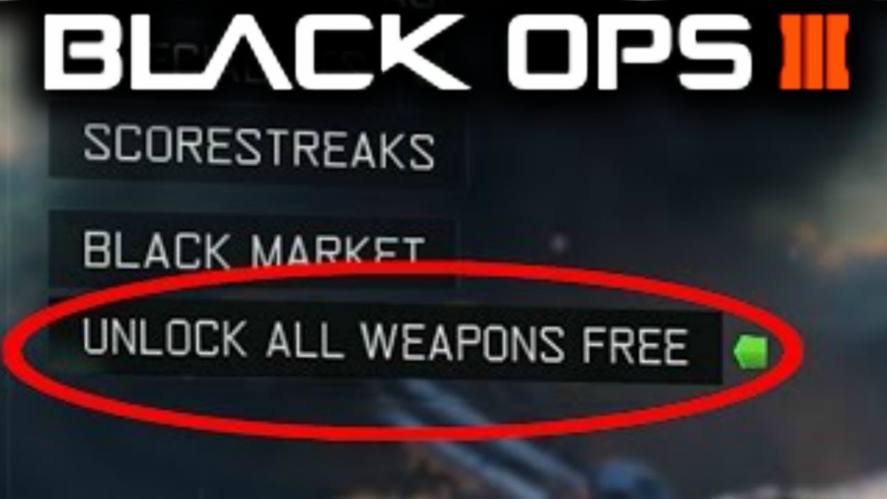 GET ANY BLACK MARKET WEAPON FOR FREE (BLACK OPS 3)