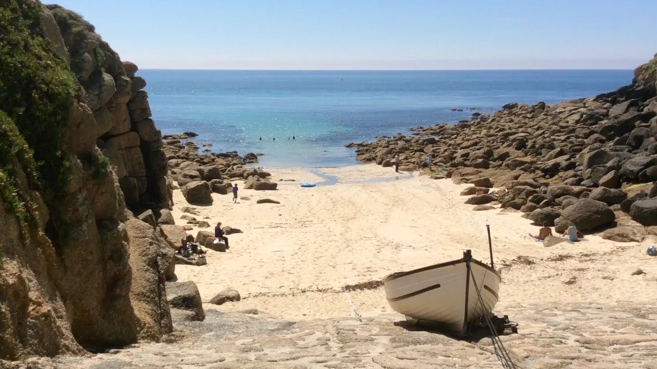 Ross's Morning swim film location - Porthgwarra: POLDARK FILM LOCATION