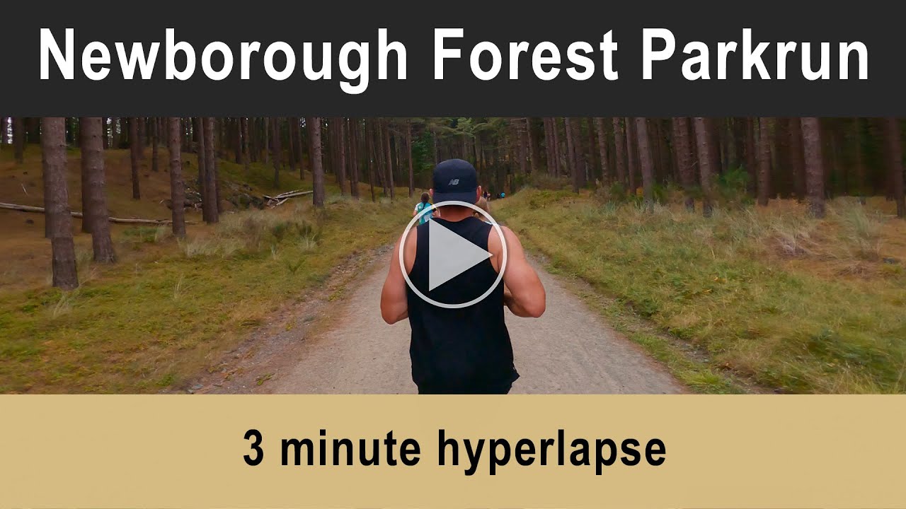 Newborough Forest Parkrun - Hyperlapse - 3mins - 30.08.25
