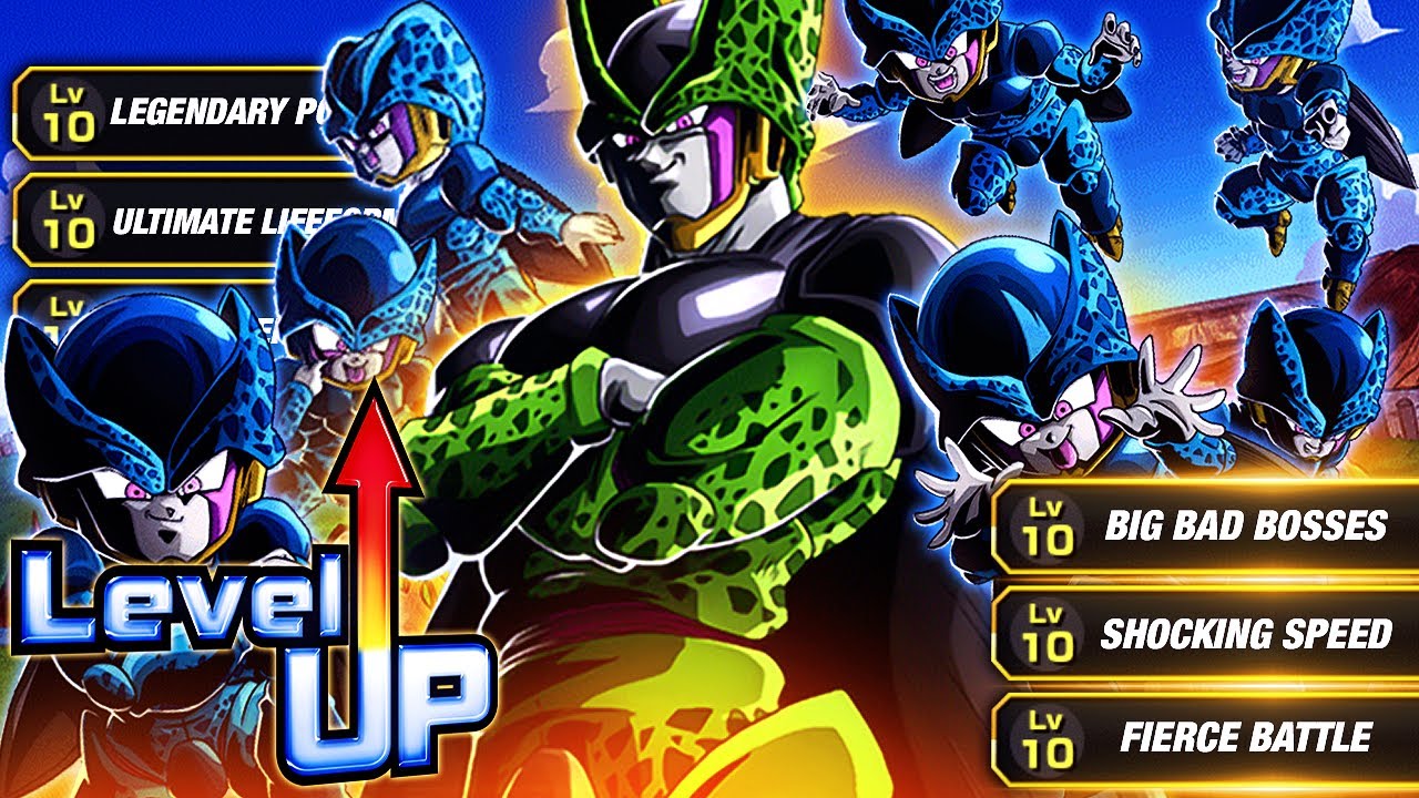 MASSIVE UPGRADE! LEVEL 10 LINKS 100% RAINBOW STAR LR PHY CELL & CELL JUNIORS! (DBZ: Dokkan Battle)