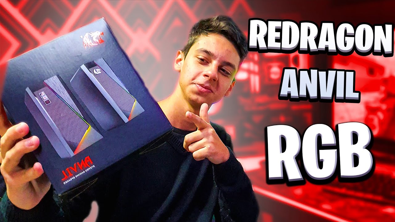 REDRAGON GS520 ANVIL - É A MELHOR CAIXA DE SOM GAMER?