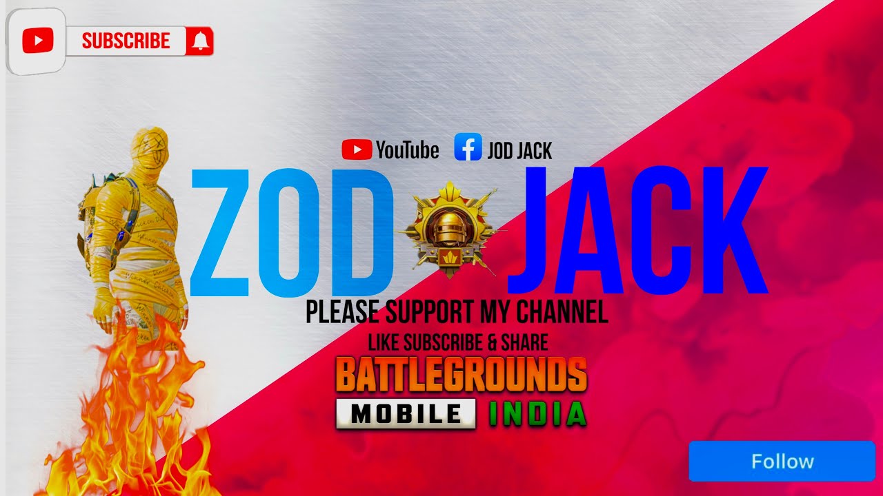 ZOD JACK WITH @AmNitePlaysYT collab #bgmilive #livecrateopening #pubgmnobilelive