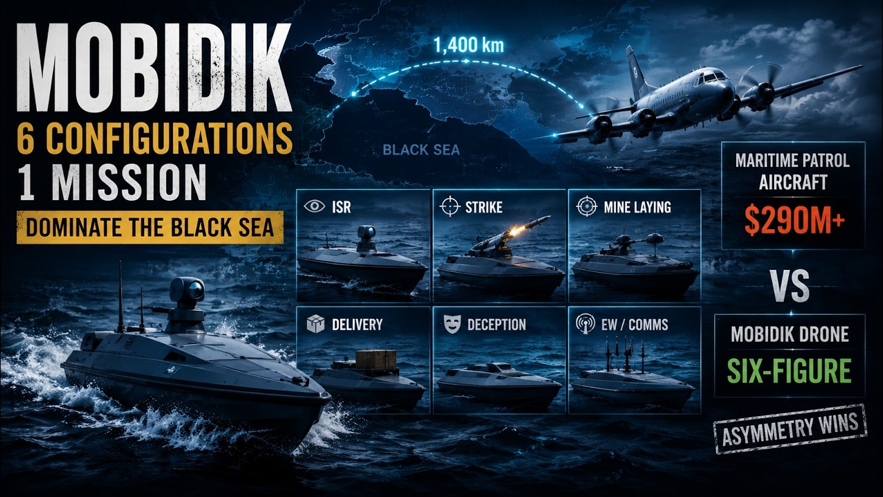 How UKRAINE Built a 6-Role Maritime Drone &mdash; 1,400 km Range, Zero Patrol Aircraft