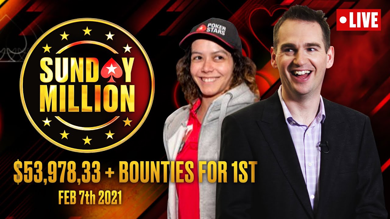 FINAL TABLE! $109 Sunday Million 1M Gtd - Progressive KO &spades;️ James Hartigan & GJReggie &spades;️ PokerStars
