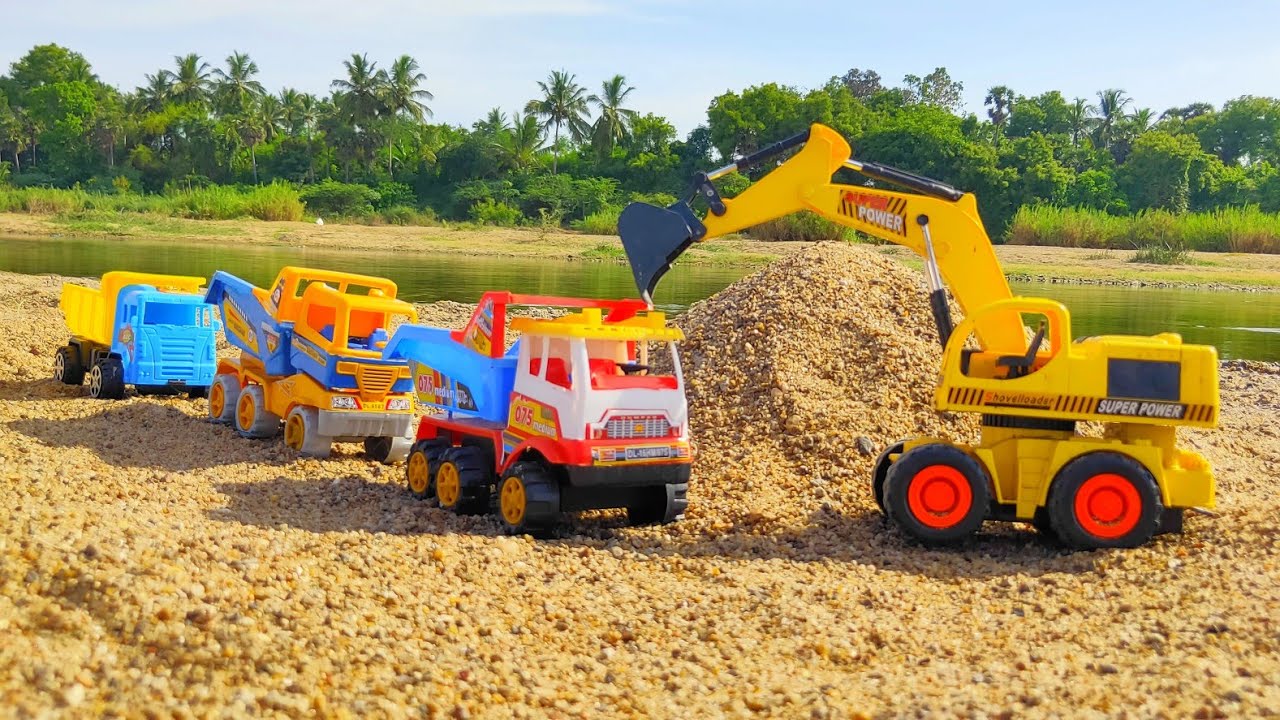 Jcb Excavator fully Loaded Sand by Truck | jcb truck