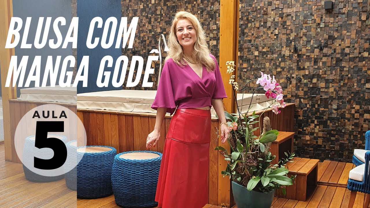 Blusa Manga godê aula 5