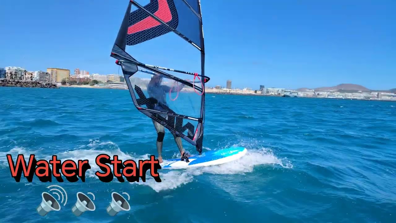 WATER START - MANIOBRA WINDSURF
