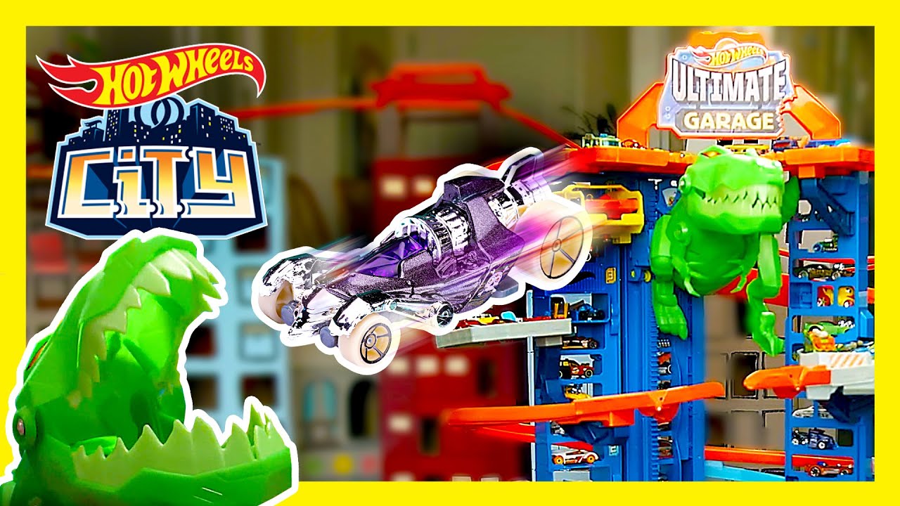 T-REX INVASION AT THE ULTIMATE GARAGE! 💥 | New News | @HotWheels
