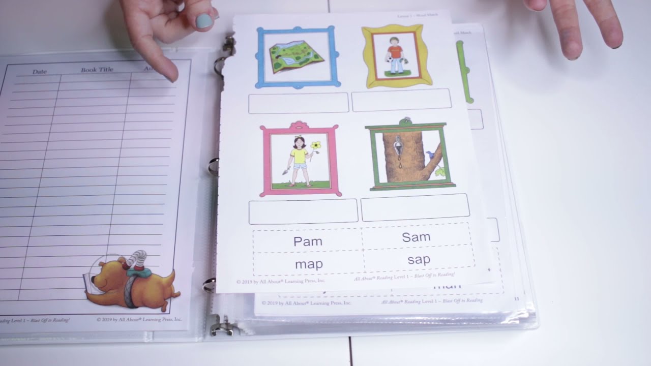 ALL ABOUT READING LEVEL 1 CURRICULUM FLIP THROUGH