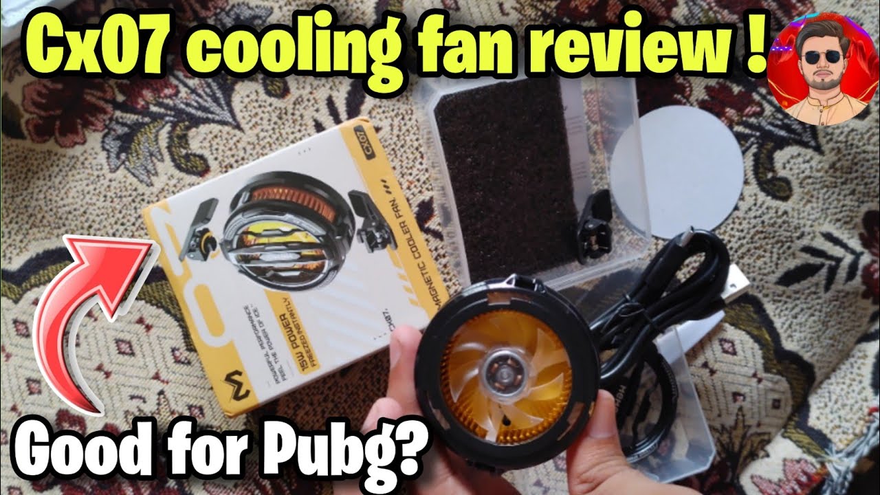 Cx07 cooling fan review! 🔥|| Good For Pubg? || Faisu YT