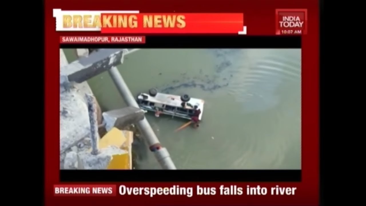 Breaking News | Rajasthan Bus Mishap; 25 Killed After Bus Falls In Banas River