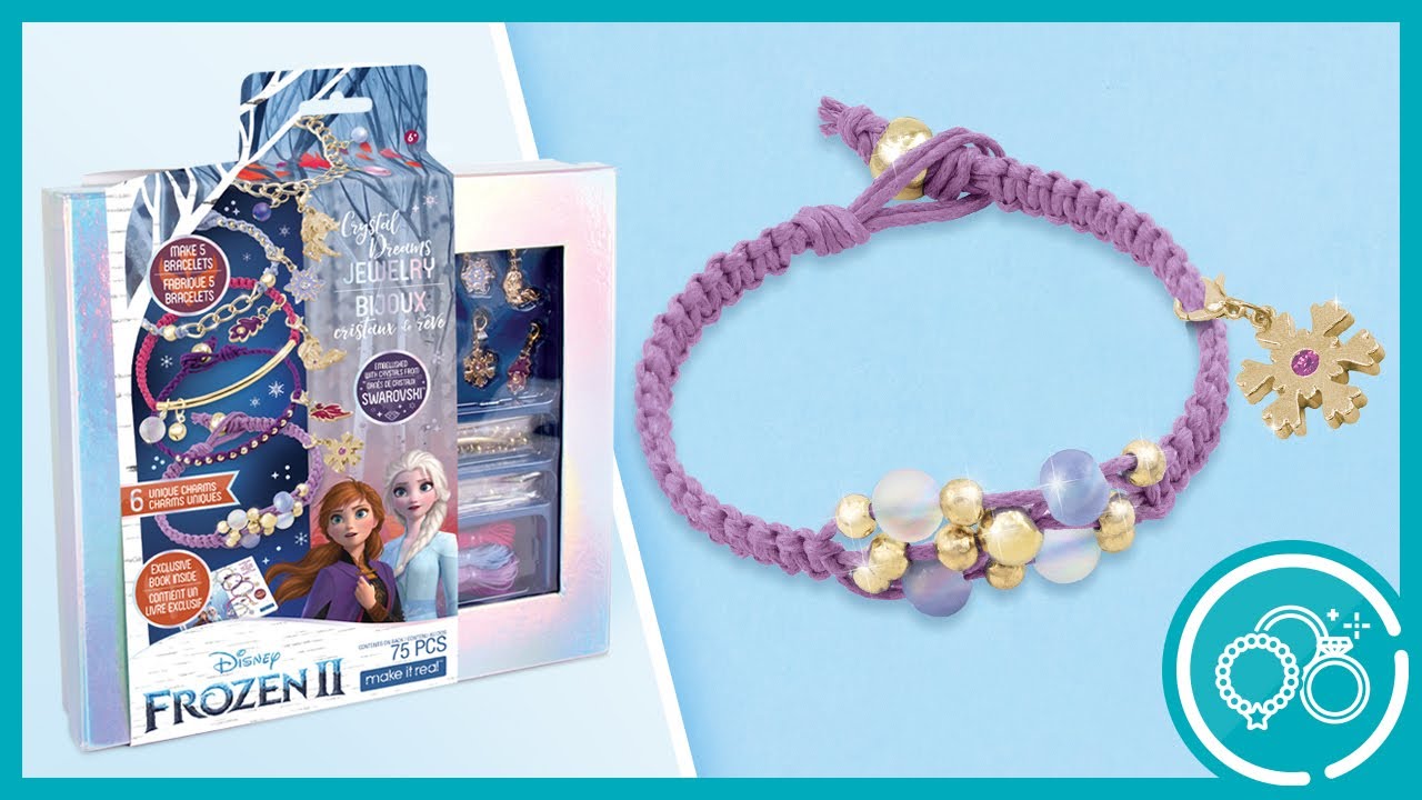 Ice & Snow Bracelet - Disney Frozen 2 Crystal Dreams Kit by Make It Real