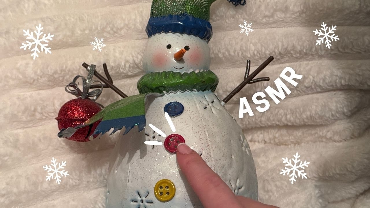 Holiday ASMR ☃️ | Tapping, Tracing & Soft Whispers 😴💤