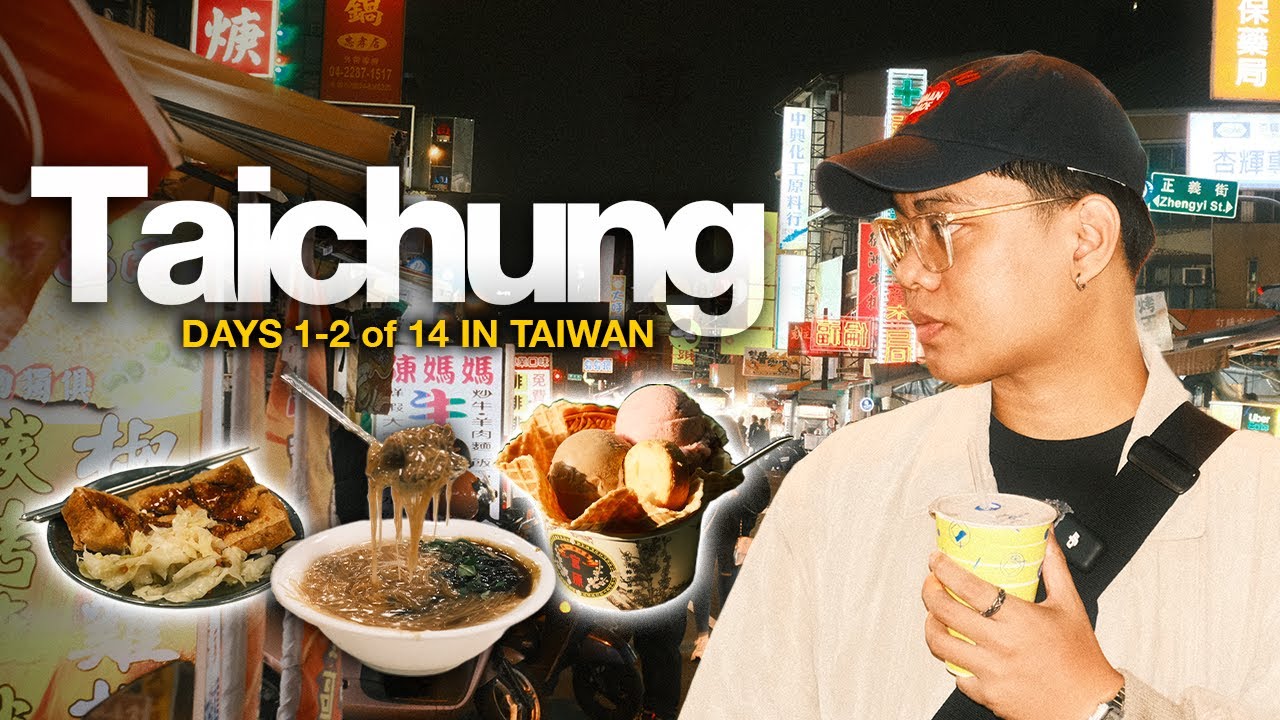 What to do in Taichung 2025? 🇹🇼 Miyahara, Sun Moon Lake DIY, Taichung Night Market | Solo Travel