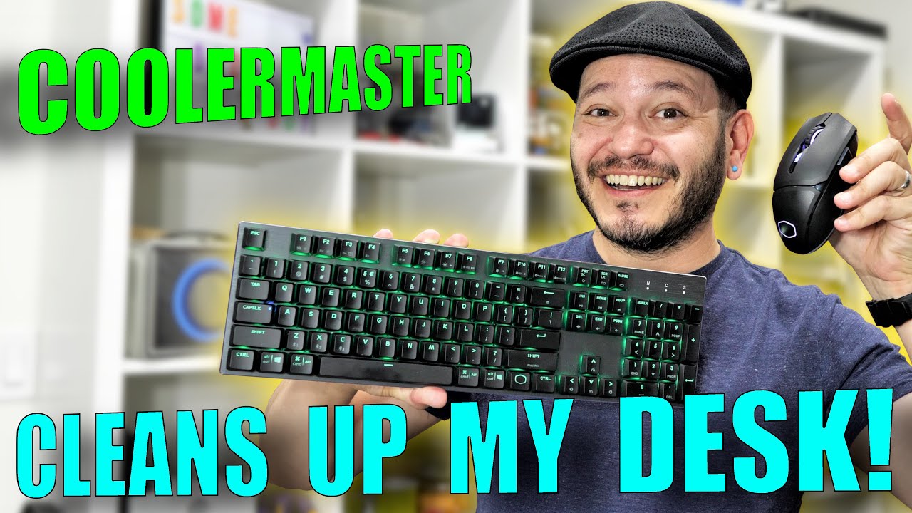 CoolerMaster cleaning up my desk! SK653 Wireless Gaming Keyboard and MM831 Wireless Gaming Mouse