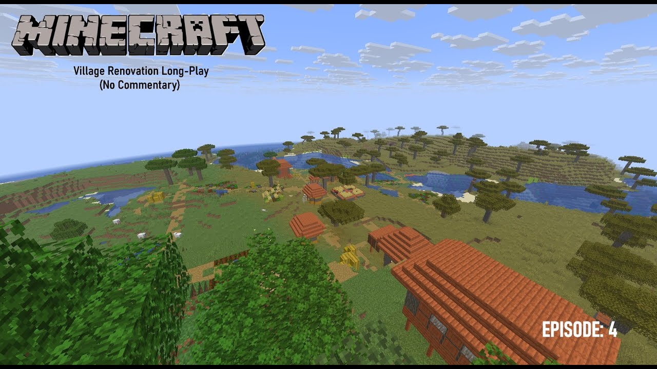 Minecraft Java 1.21.11 Village Renovation Long Play (No Commentary) EP: 4