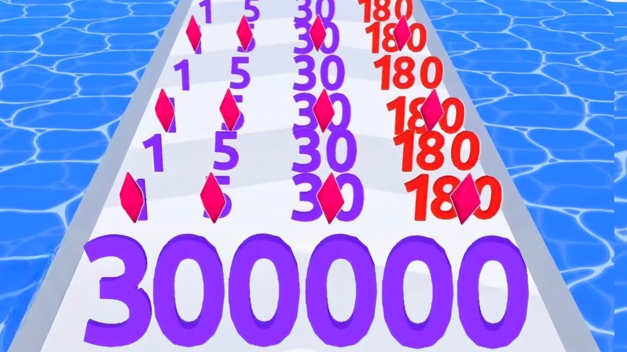 NUMBER MASTER - merge master number run | satisfied gameplay walkthrough ( android ios ) 100