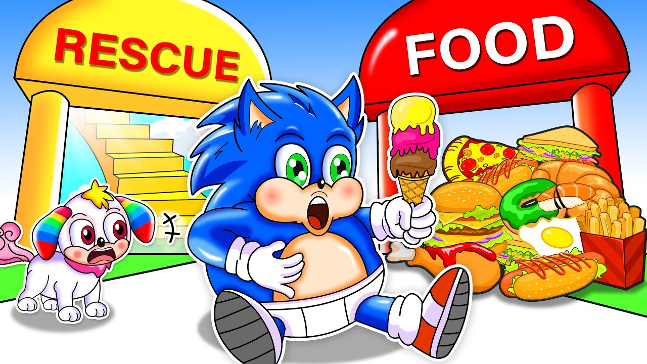 GROWING UP as RAINBOW FRIENDS - Sonic Junior Love Mommy Amy Rose - Sonic the Hedgehog 2 Animation