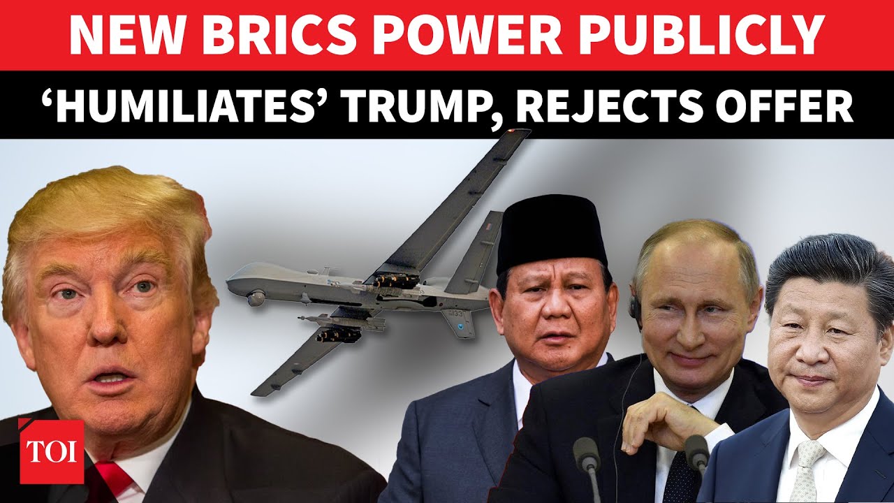 BRICS Member SNUBS Trump’s Drone Push; Indonesia Blocks US Surveillance Request Over South China