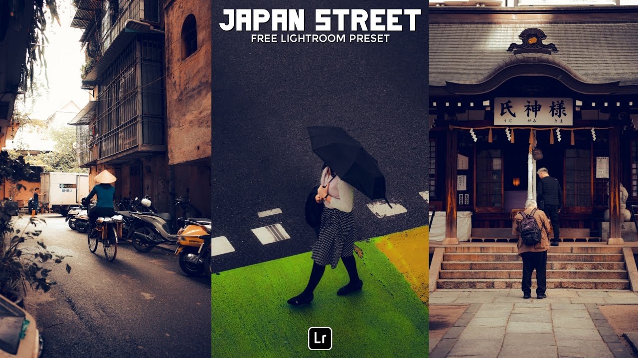 Japan Street Preset | Lightroom Mobile Preset Free DNG | cinematic photo editing | lightroom preset