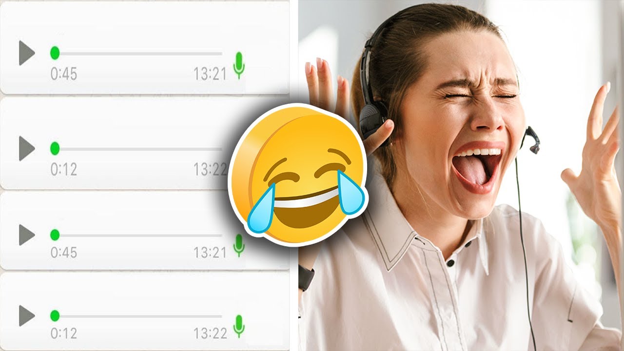 ÁUDIOS ENGRAÇADOS DO WHATSAPP 🤣 ( ESPECIAL ATENDENTES DE TELEMARKETING)